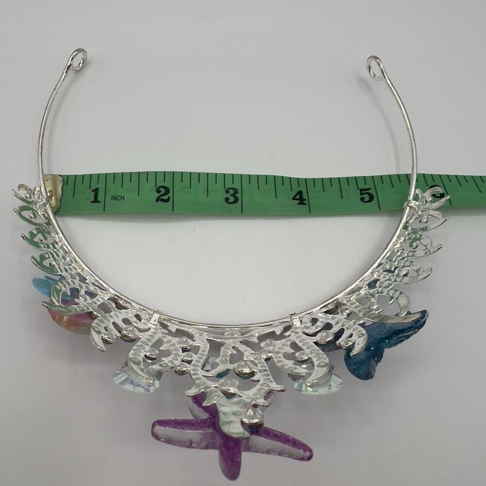 Starfish Mermaid Crown Tiara Ocean Princess Costume Cosplay Hair Accessory - Picture 7 of 8